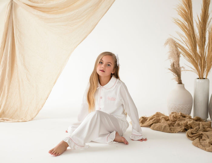 Girls Personalised Pearl Pyjamas