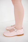 Girls Pink Mary Jane Buckle Shoe