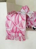 Girls Pink Personalised Riviera Muse Beach Towel