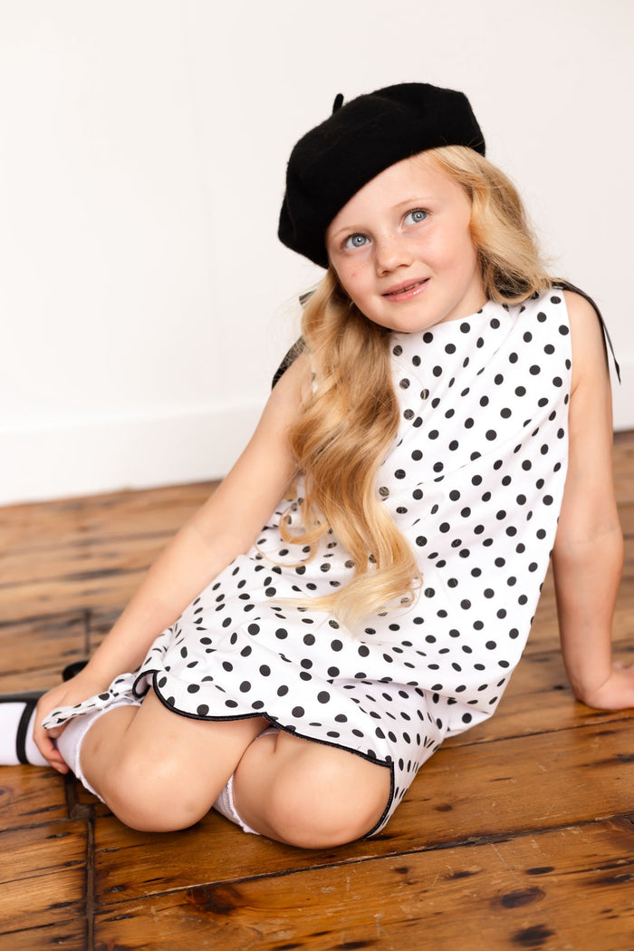 Girls Polka Dot Chic Dress