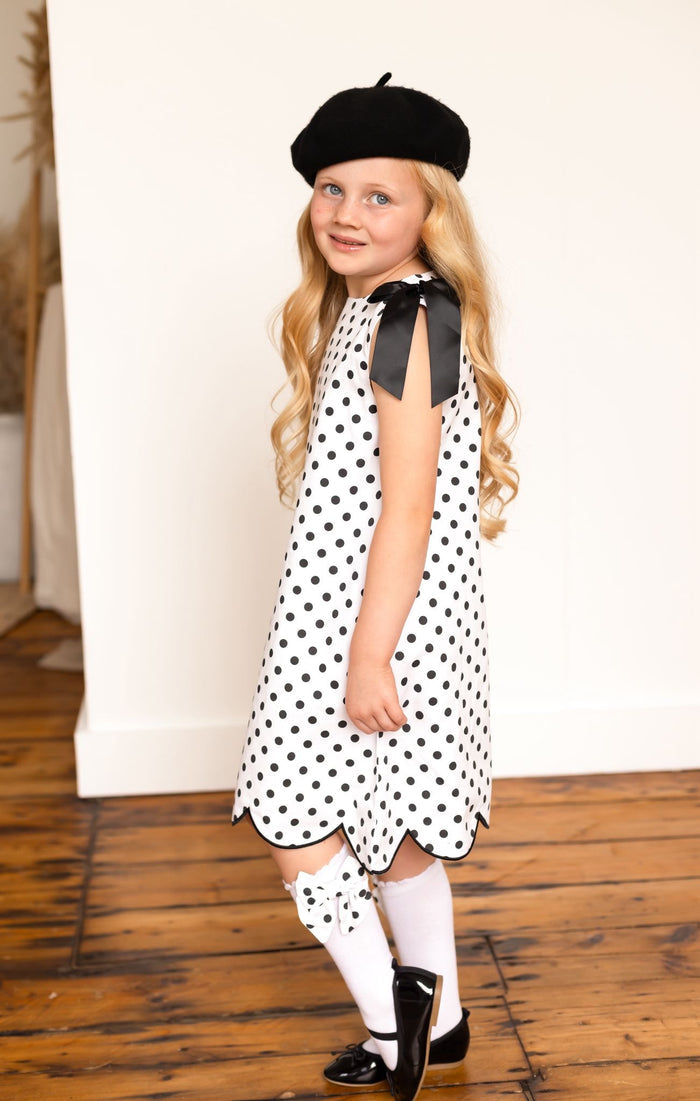 Girls Polka Dot Chic Dress