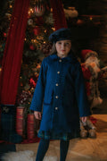 Girls Royal Navy Winter Coat