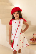 Girls Strawberry Print Dress