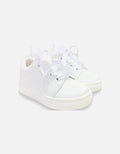 Girls White Santiago Trainers