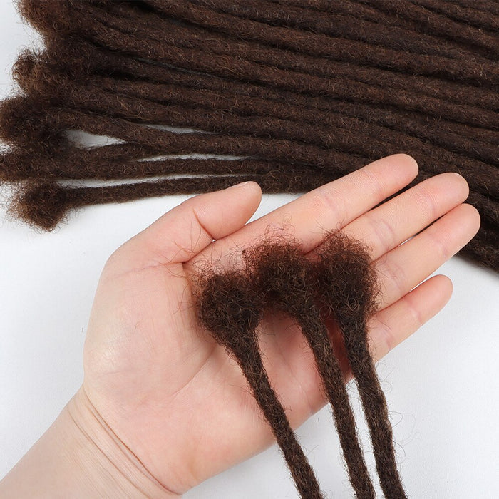 Handmade Dreads Extensions |Full Handmade 100% Human Hair Sisterlocks Soft Dreadlocks 60 Strands