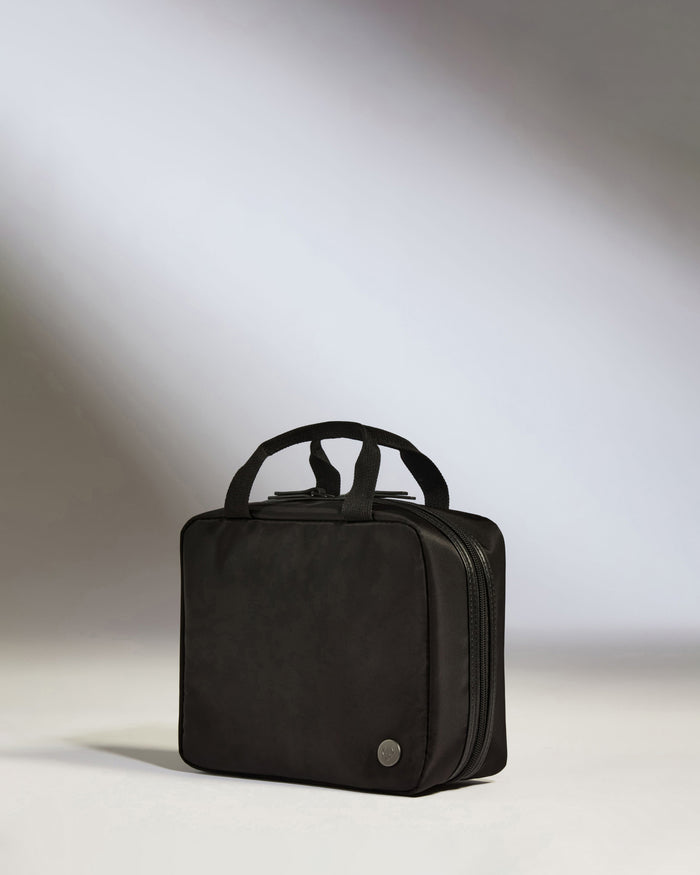 a black bag with a handle