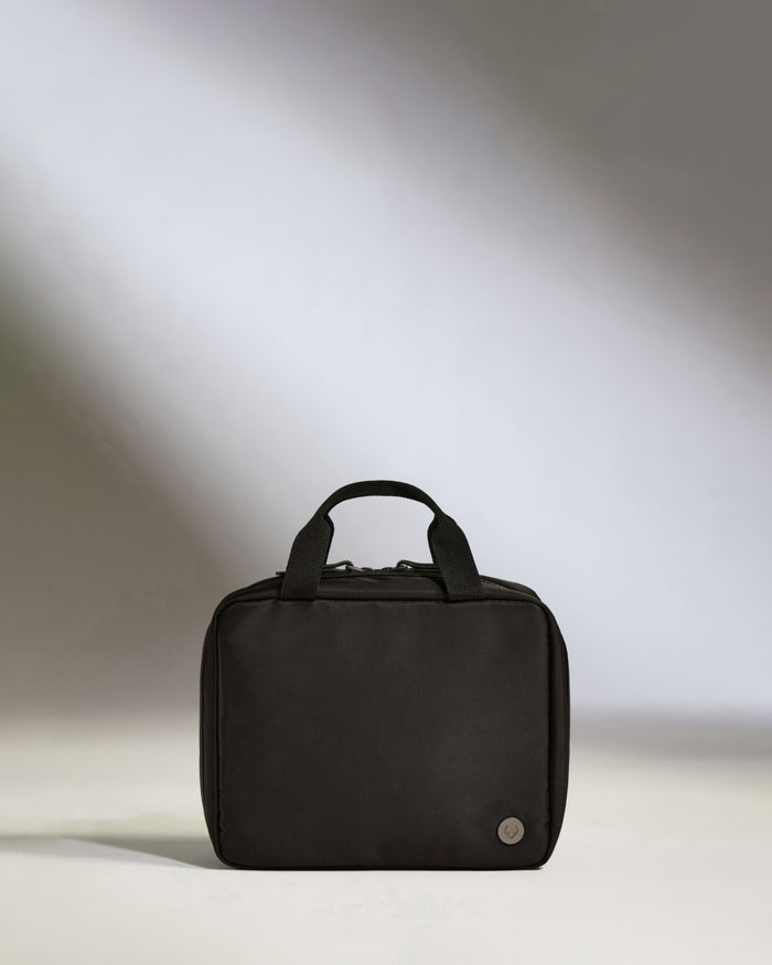 a black bag with a handle