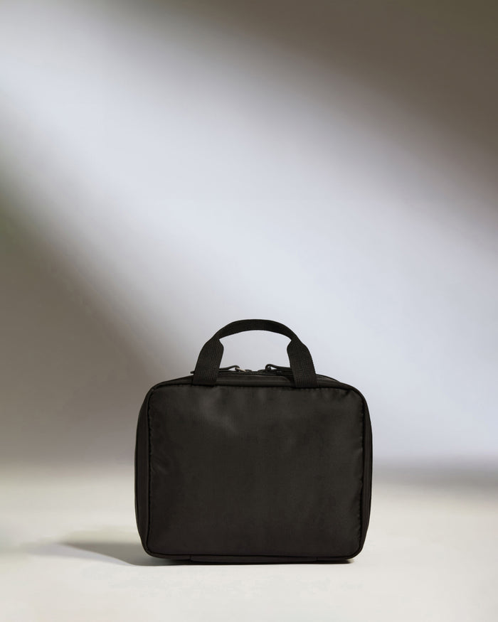 a black bag with a handle