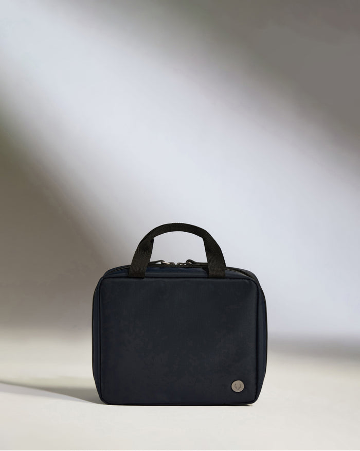 a black bag with a handle