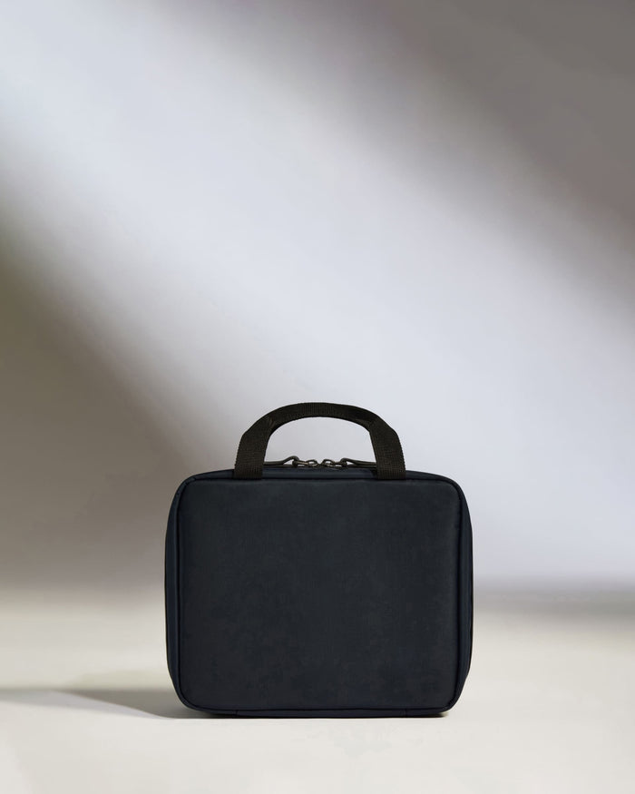 a black bag with a handle
