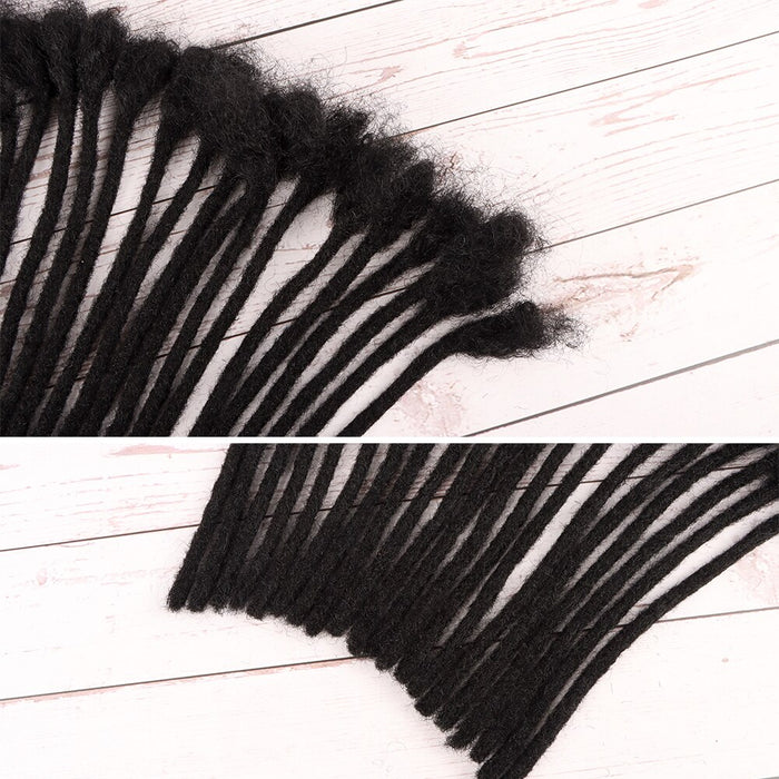 Human Hair Locs Extensions Natural Black Dreadlocks For Women and Men