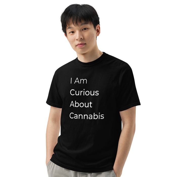 I Am Curious About Cannabis Dark T Shirt