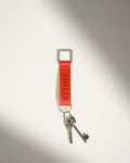 a key chain with keys on it