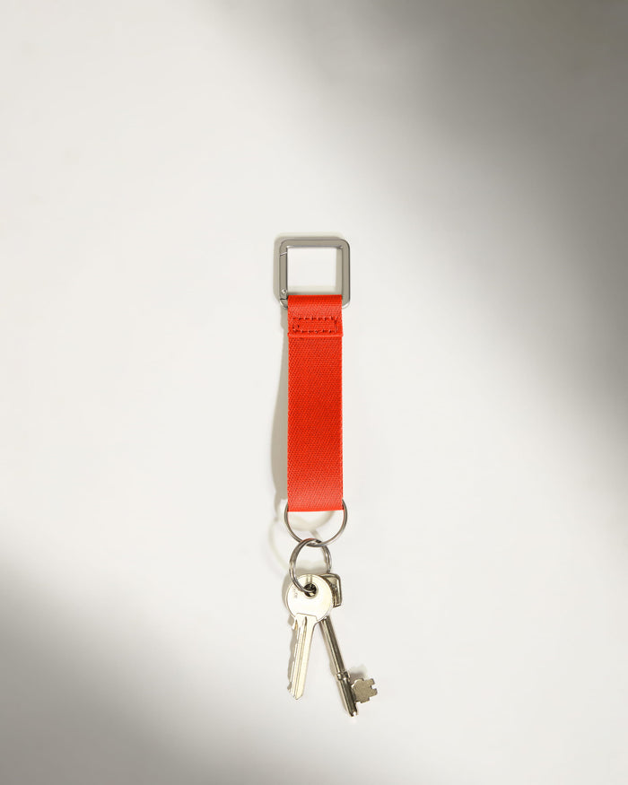 a key chain with a key ring