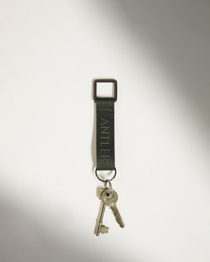 a key chain with keys on it