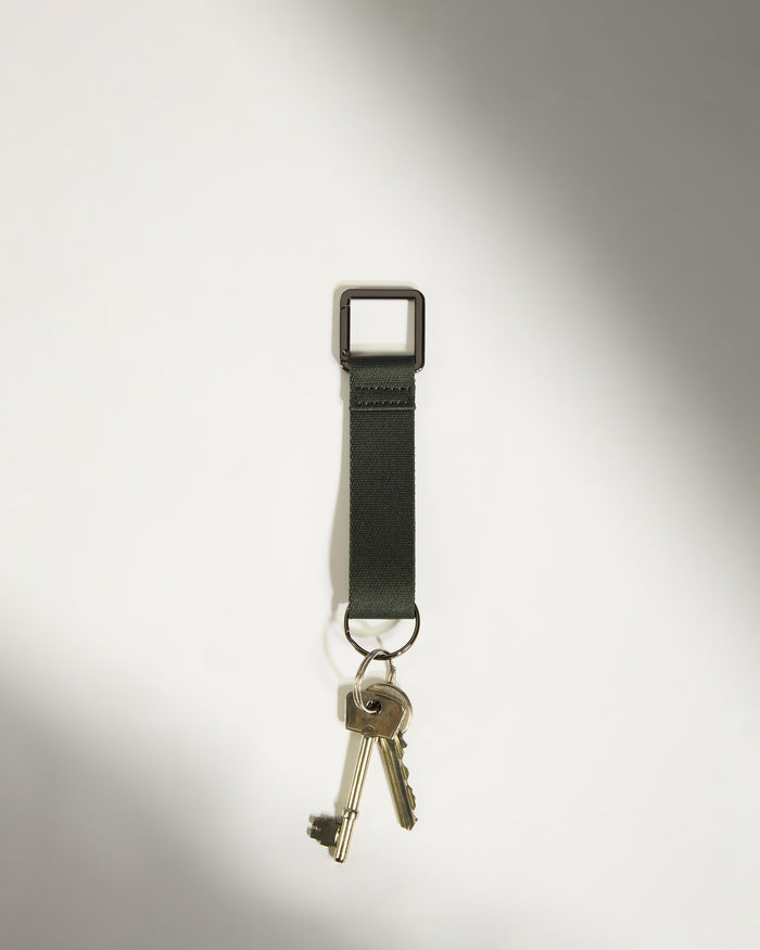 a key chain with keys from it