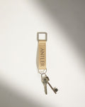 a key chain with keys on it