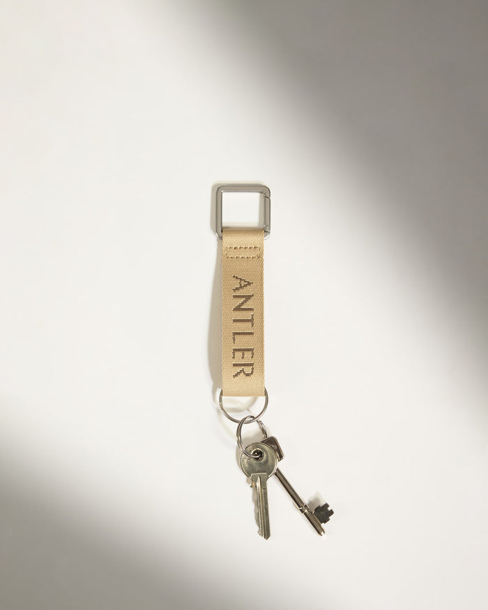 a key chain with keys on it
