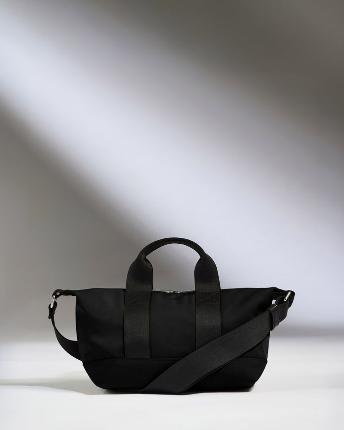 a black bag with a strap