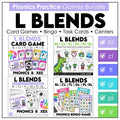 L Blends Phonics Bundle – BL, CL, FL, GL, PL, SL Games & Task Cards - Hot Chocolate Teachables