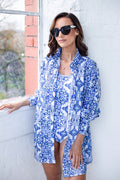 Ladies Capri Print Swimsuit