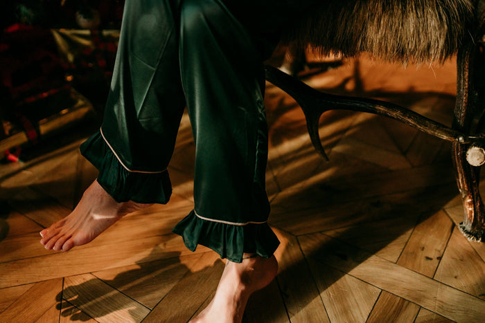 Ladies Emerald Pearl Pyjamas