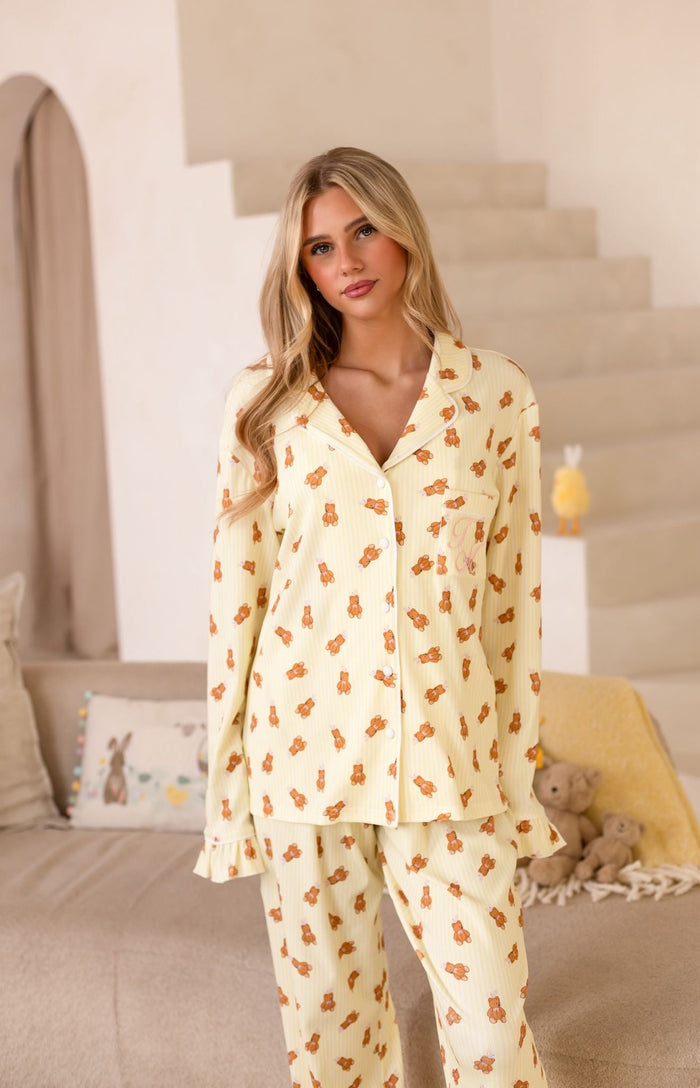 Ladies Lemon Roux Bear Pyjamas