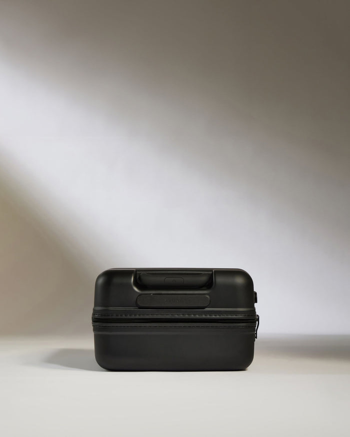 a black case on a white surface