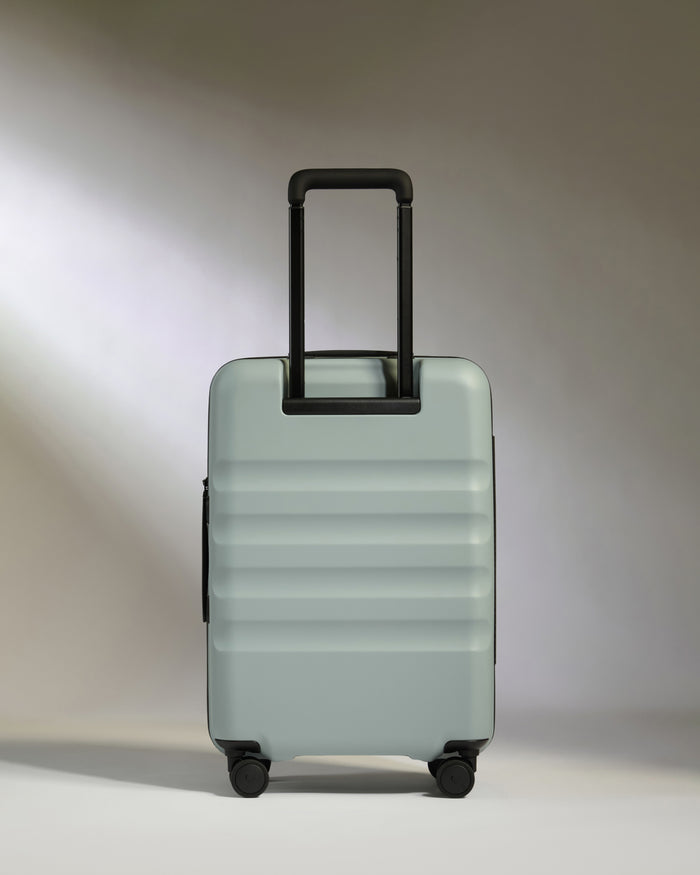 a suitcase with wheels on it