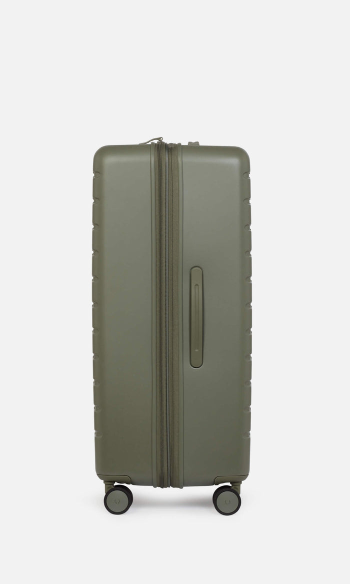 a close up of a suitcase