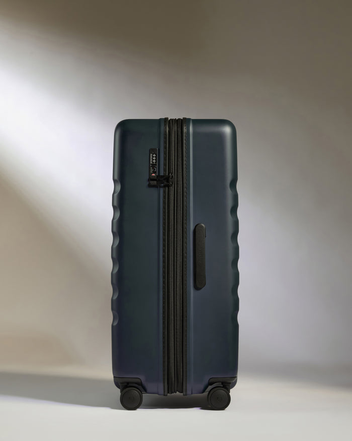 a suitcase with wheels on it