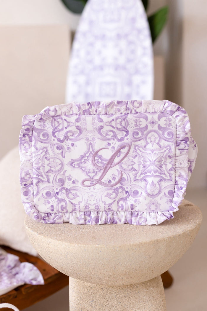 Lilac Personalised Capri Pouch