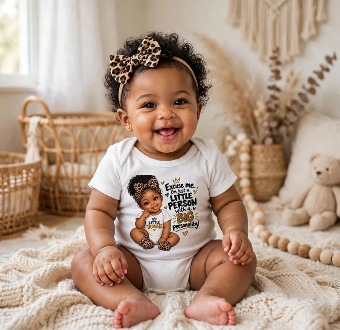 Little Miss Sassy™ | Cute NYC Baby Bodysuit