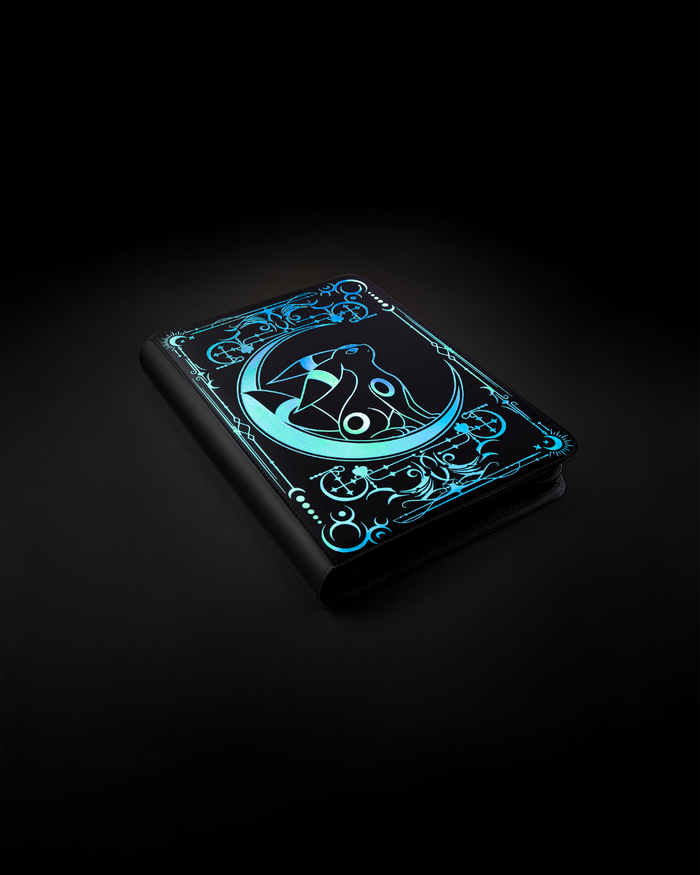 Lunar Shadow Shiny 9-Pocket Trading Card Binder - sleevechief