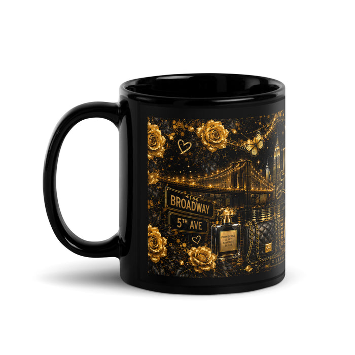 Lux & Lounge Signature NYC coffee mug — product view 3