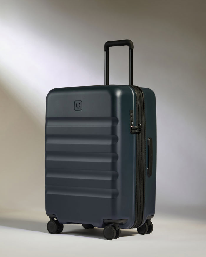 a suitcase with wheels on it