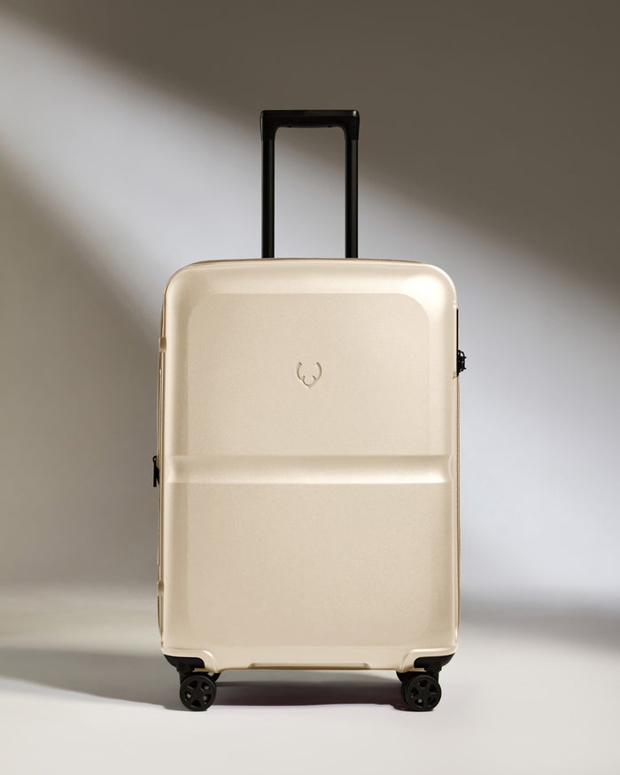 a luggage bag with wheels
