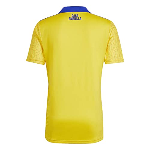 Adidas Mens Boca 3 Jsy Short Sleeve Jersey, Yellow