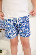 Mens Capri Print Swimshorts