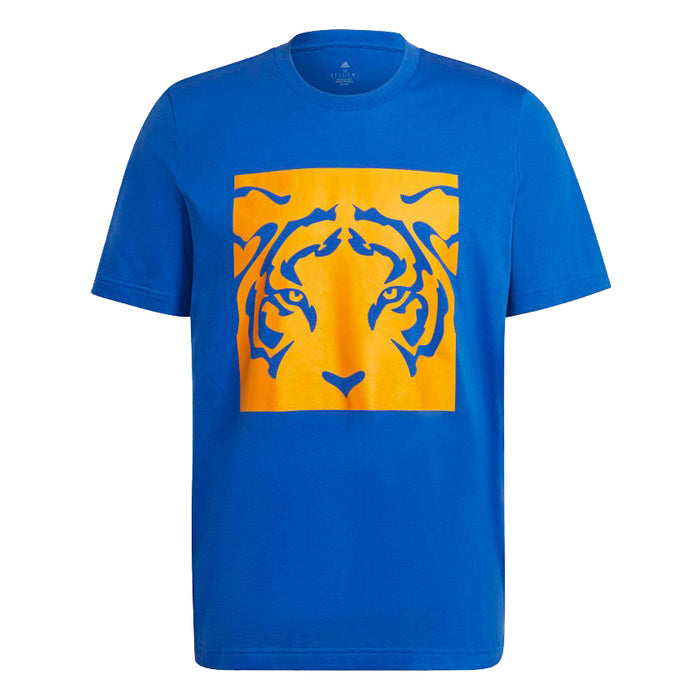 Adidas Mens Tuanl Dna Grtee Short Sleeve Graphic Tee, Blue