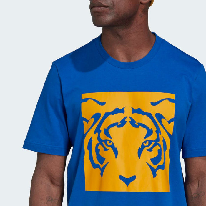 Adidas Mens Tuanl Dna Grtee Short Sleeve Graphic Tee, Blue