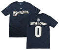 Milwaukee Brewers MLB Big Boys Youth Star Wars Sith Lord #0 T-Shirt, Navy