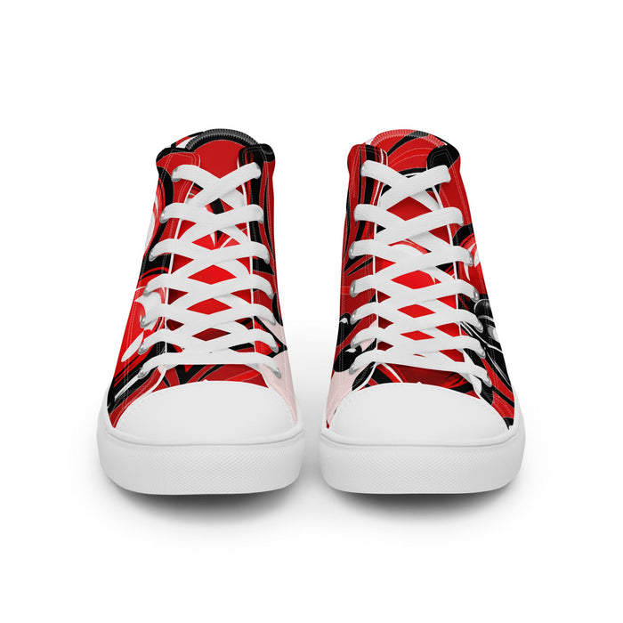 Music From The Heart high-top canvas shoes front hero view