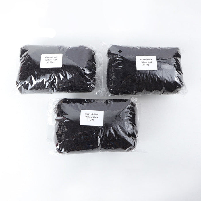 Natural Hair Extension Bulk | Natural Black
