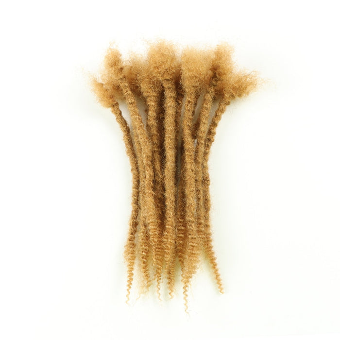 New Arrivals Human Hair Soft Textured Curly Ends Handmade Dreadlock Extensions