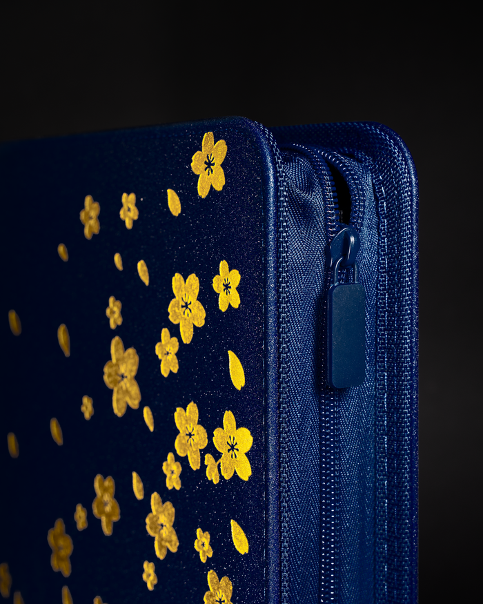 Night Blossom - 4-Pocket Trading Card Binder - sleevechief