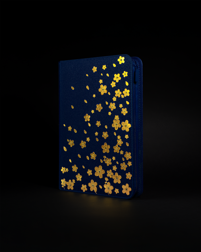 Night Blossom - 9-Pocket Trading Card Binder - sleevechief