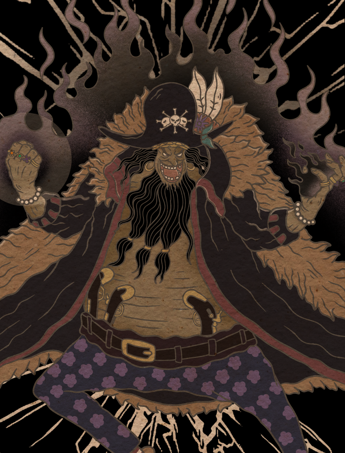 Old Japan Blackbeard Card Sleeves (70) - sleevechief