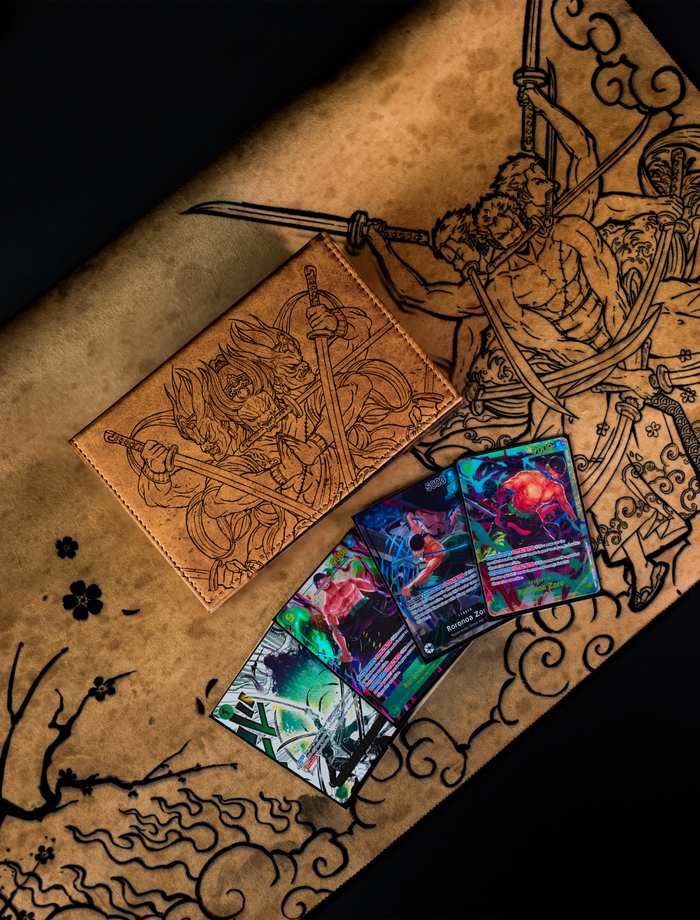 Old Japan Pirate Hunter 2-Player Cloth Playmat - sleevechief