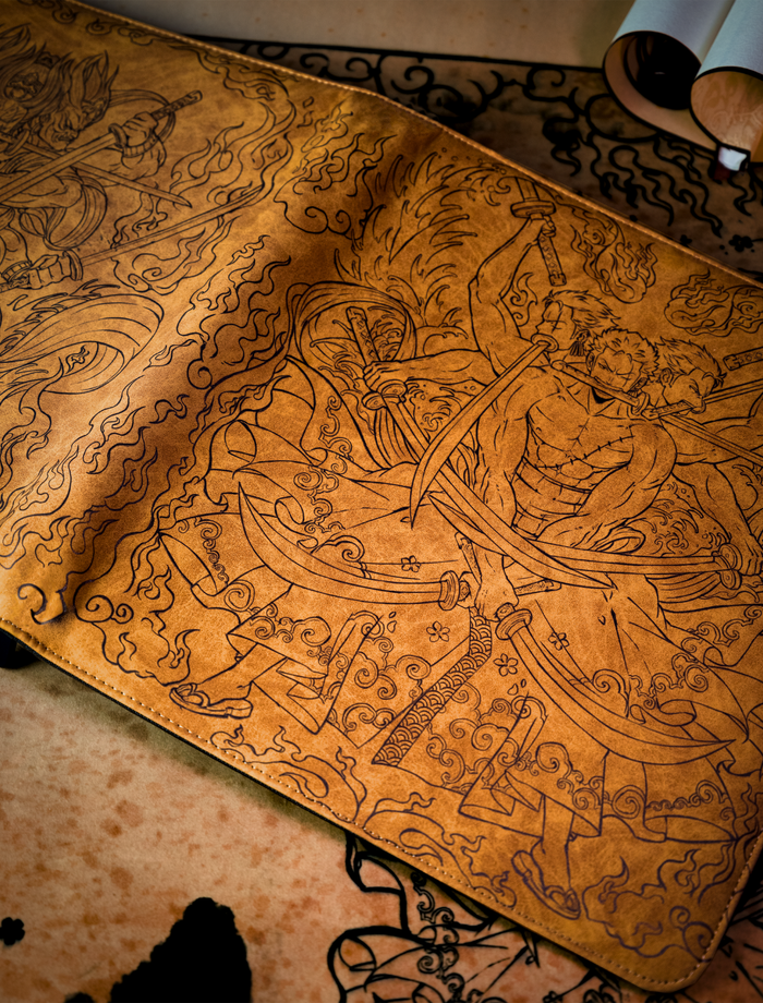 Old Japan Pirate Hunter Trading Card Binder - sleevechief